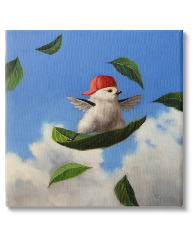 Stupell Bird Leaf Surfing Windy Sky Canvas Wall Art By Lucia Heffernan