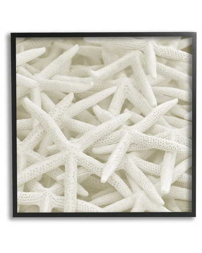 Stupell Nautical White Starfish Photography Framed Giclee Wall Art By Lil' Rue