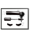 Stupell Glam Mascara Lashes Makeup Framed Giclee Wall Art By Alison Petrie