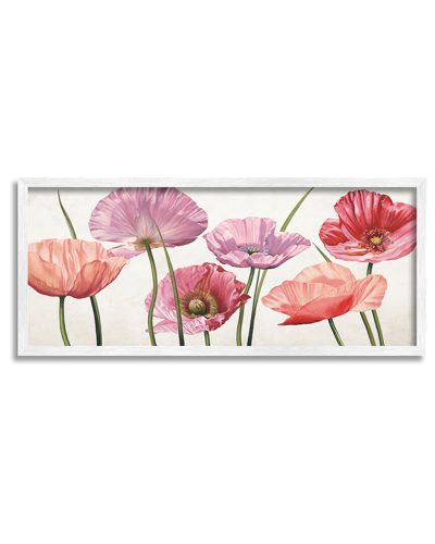 Stupell Mixed Poppies Vivid Petals Framed Giclee Wall Art By Eva Barberini In Multi