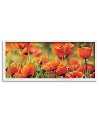 Stupell Wild Poppy Flowers Spring Blooms Framed Giclee Wall Art By Pierre Viollet