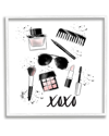 Stupell Xoxo Glam Cosmetics Makeup Framed Giclee Wall Art By Alison Petrie