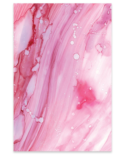 Icanvas Pink Galaxy Print On Acrylic Glass By Albina Bratcheva