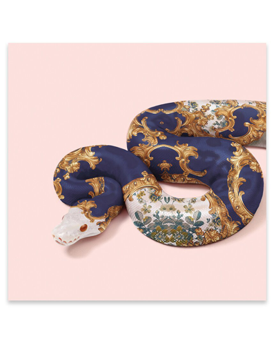 Icanvas Baroque Snake Print On Acrylic Glass By Paul Fuentes