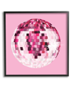 Stupell Dazzling Pink Disco Ball Framed Giclee Wall Art By Hey Bre Creative Studio