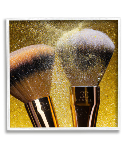 Stupell Makeup Brush Glam Glimmer Framed Giclee Wall Art By Ziwei Li