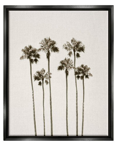 Stupell Tall Palm Trees Looming Framed Floater Canvas Wall Art By Natalie Carpentieri