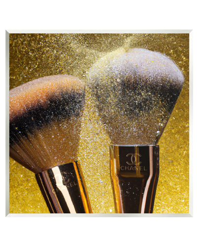 Stupell Makeup Brush Glam Glimmer Wall Plaque Wall Art By Ziwei Li In Multi