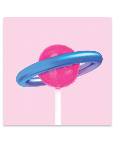 Icanvas Planet Lollipop Print On Acrylic Glass By Paul Fuentes