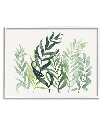 Stupell Layered Plant Leaves Botanical Framed Giclee Wall Art By Grace Popp