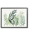 Stupell Layered Plant Leaves Botanical Framed Giclee Wall Art By Grace Popp