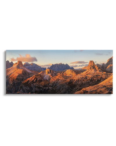 STUPELL PANORAMIC DESERT CANYON PEAKS CANVAS WALL ART BY MARTIN PODT