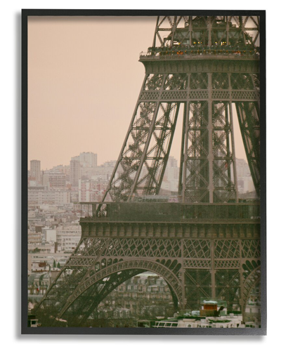 Stupell Eiffel Tower Paris Skyline Framed Giclee Wall Art By Carina Okula
