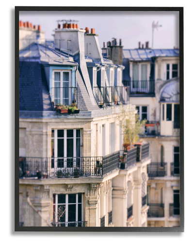 Stupell Parisian Architecture Buildings Framed Giclee Wall Art By Carina Okula