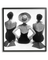 Stupell Vintage Beach Women Sitting Framed Giclee Wall Art By Graffitee Studios