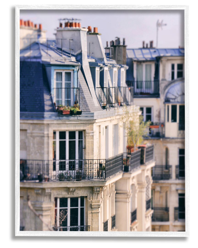 Stupell Parisian Architecture Buildings Framed Giclee Wall Art By Carina Okula
