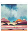 Icanvas Pink Desert Glow Print On Acrylic Glass By Spacefrog Designs