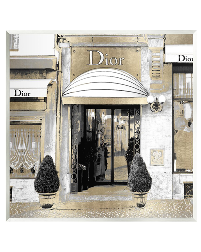 Stupell Chic Fashion Glam Storefront Wall Plaque Wall Art By Madeline Blake In Brown