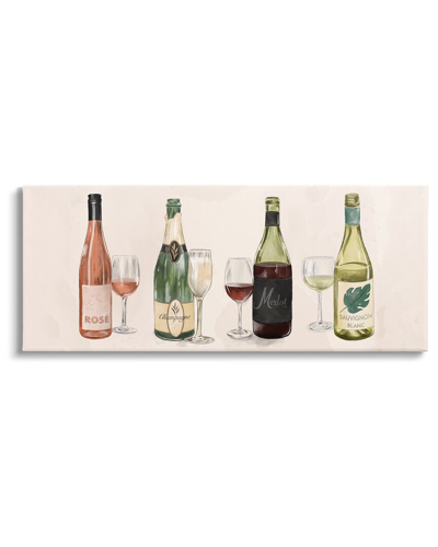 Stupell Various Wine Champagne Bottles Canvas Wall Art By The Saturday Evening Post