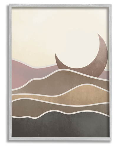 Stupell Desert Moon Sand Dunes Scenery Framed Giclee Wall Art By Lil' Rue