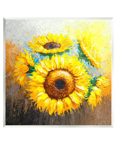 Stupell Vivid Yellow Sunflowers Impressionist Style Wall Plaque Wall Art By Ziwei Li