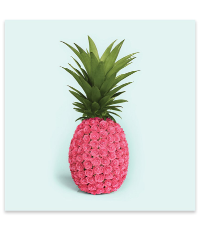 Icanvas Pineapple Roses Print On Acrylic Glass By Paul Fuentes
