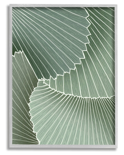 Stupell Modern Abstract Patterned Leaves Framed Giclee Wall Art By Ziwei Li