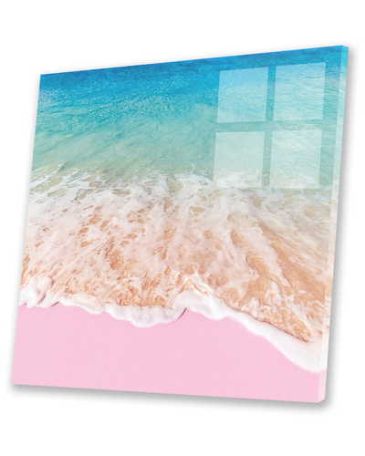 Icanvas Pink Sea Print On Acrylic Glass By Paul Fuentes