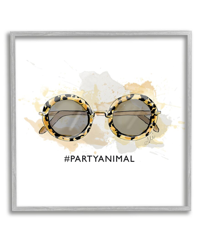 Stupell Party Animal Glam Sunglasses Framed Giclee Wall Art By Alison Petrie