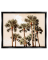 Stupell Summer Palm Trees Sky Framed Floater Canvas Wall Art By Natalie Carpentieri