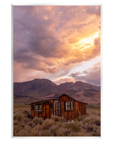 Stupell Rural Sunset Countryside Hut Wall Plaque Wall Art By Jeff Poe