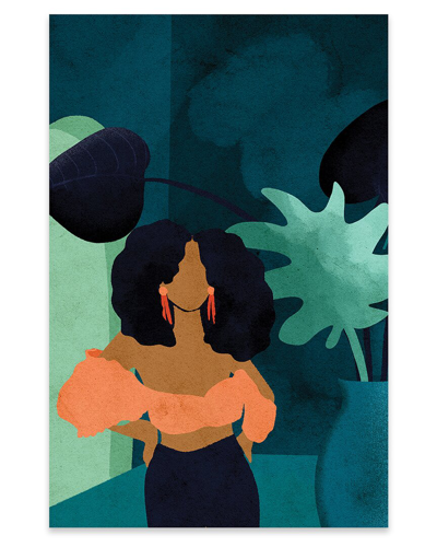 Icanvas Reyna Square Print On Acrylic Glass By Reyna Noriega