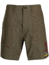 President's Camouflage Print Shorts In Green