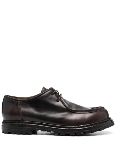 Officine Creative Volcov 001 Derby Shoes In Brown