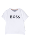 BOSSWEAR LOGO-EMBOSSED COTTON T-SHIRT