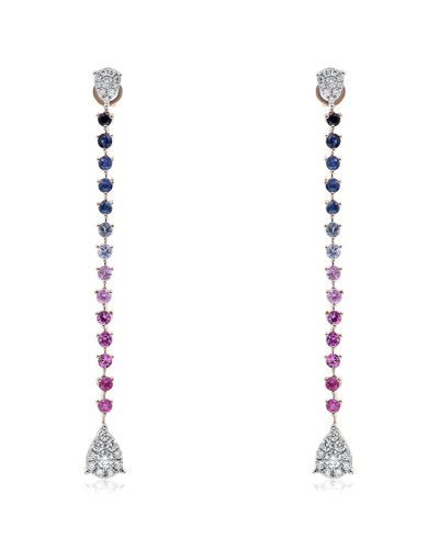 Diana M. Diamond Earrings In White