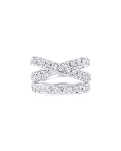 Diana M. Fine Jewelry 14k 1.00 Ct. Tw. Diamond Half-set Ring