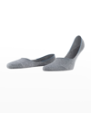 Falke Step Cotton No Show Socks Box In Light Grey