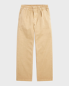 Polo Ralph Lauren Boys Beige Cotton Trousers In Vintage Khaki
