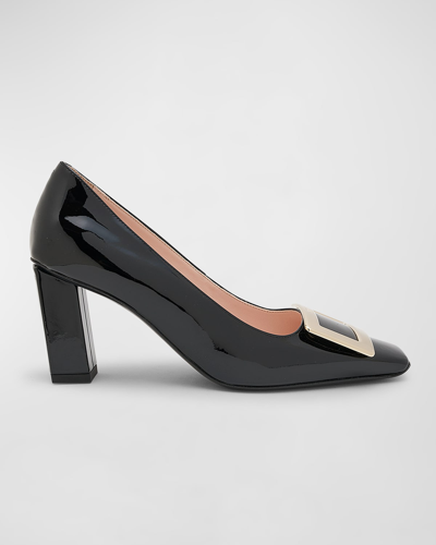 Roger Vivier Belle Vivier 75mm Buckle Pumps In Black