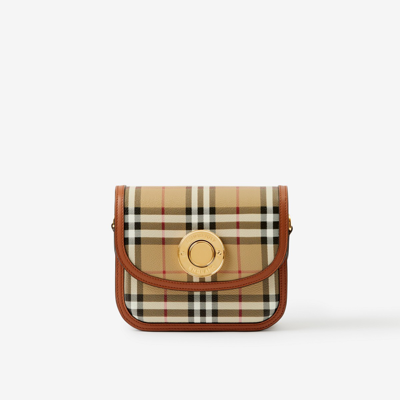 Burberry Check Small Dog Collar in Archive Beige/briar Brown | Burberry®  Official