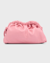 Mansur Gavriel Mini Lambskin Cloud Clutch Bag In Pink
