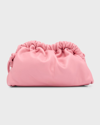 Mansur Gavriel Mini Lambskin Cloud Clutch Bag In Flamingo
