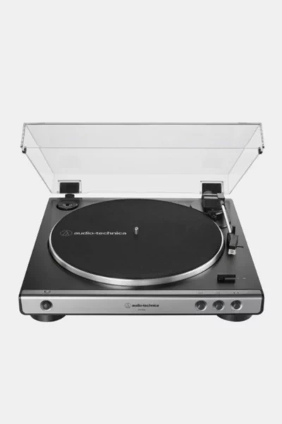 Audio-technica At-lp60x Fully Automatic Belt-drive Stereo Turntable In Gunmetal/black At Urban Outfitters