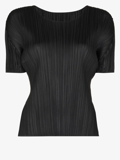 ISSEY MIYAKE PLISSÉ SHORT-SLEEVE T-SHIRT - WOMEN'S - POLYESTER,PP36JK10320060217