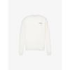Represent Mens Flat White Owners' Club Graphic-print Relaxed-fit Cotton-jersey Sweatshirt In Flat White