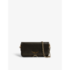 Zadig & Voltaire Zadig&voltaire Womens Military Rock Grained Leather Clutch