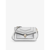 Bvlgari Serpenti Forever East-west Leather Shoulder Bag In Silver
