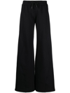 OFF-WHITE PIPING-DETAIL COTTON TRACK trousers