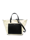 JIL SANDER SMALL WANDER CANVAS TOTE BAG